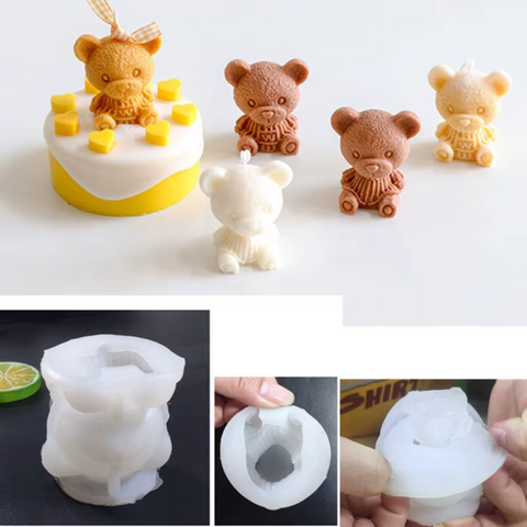 Molde Oso W Mediano 6 cm Osito de Peluche 3D