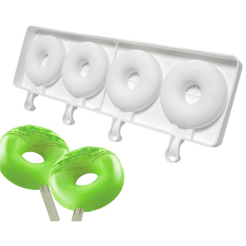 Molde para Paletas de Dona de Silicón