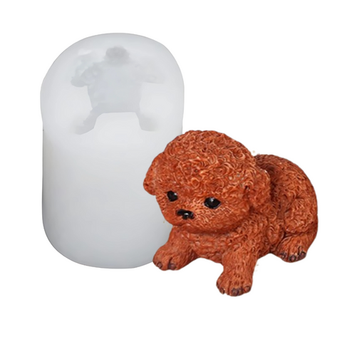 Molde Perrito Sentado 3D
