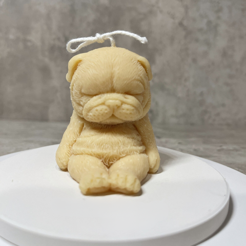 Molde Perro Sharpei Dormido 3D