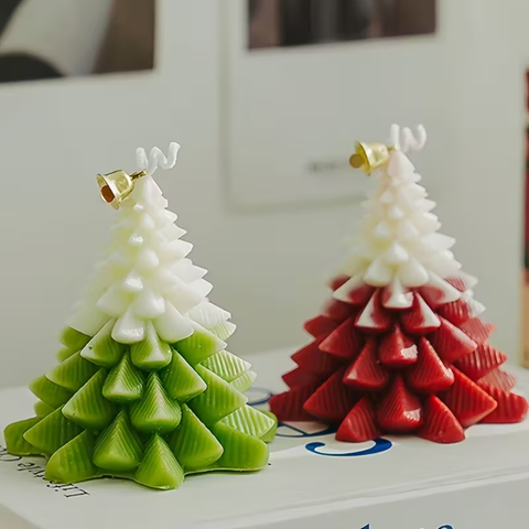 Molde Pino Navideño Frondoso 3D 11CM