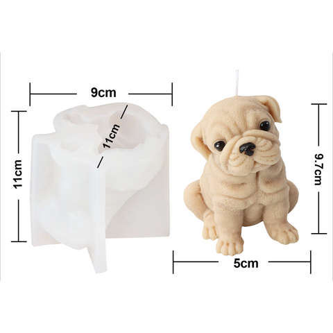 Molde Cachorro Sharpie Bebé 3D
