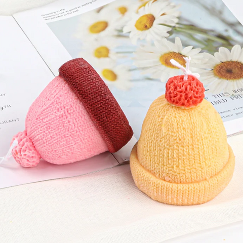 Molde Gorro Invierno 3D para Vela