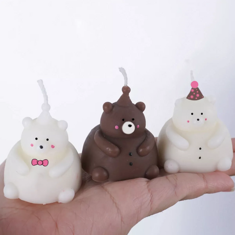 Molde de Oso Cumple Osorpresa 3D