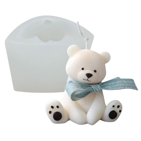 Molde para velas 3D Oso
