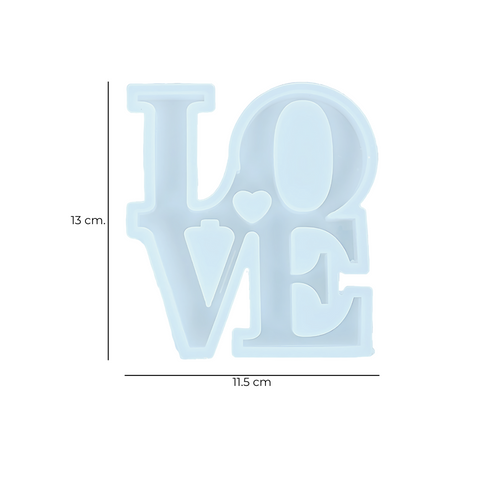Molde Resina Love Ny