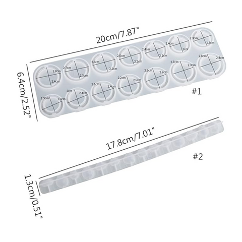 Moldes Para Resina Set Anillos Con Joyeria
