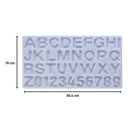 Molde para Resina Letras Grandes