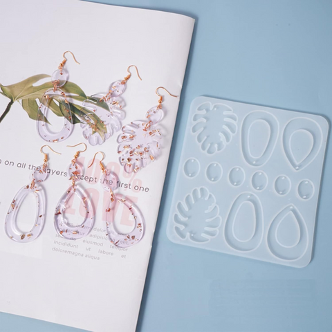 Molde Aretes Hoja