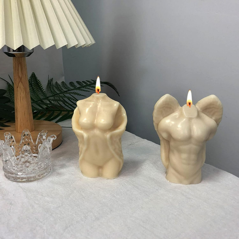 Molde 3D Mujer con Alas Escultura