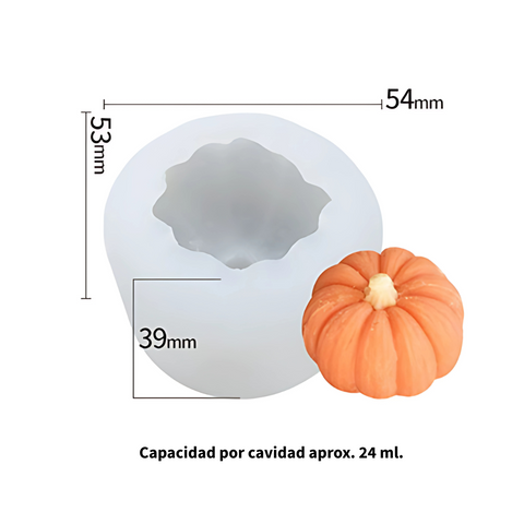 Molde Calabaza Chica 3D