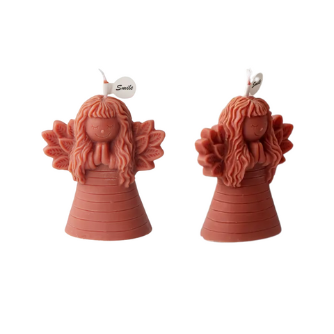 Molde Ángel en oración 3D para vela