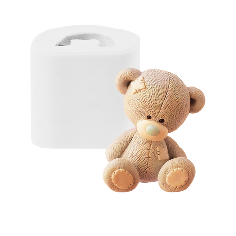 Molde De Oso De Peluche Picioso Vela 3D