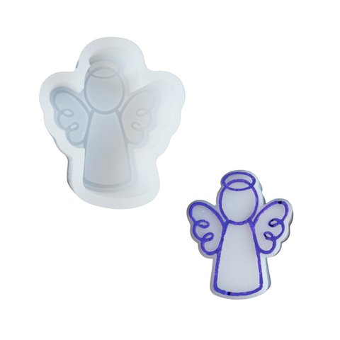Molde Angelito Celestial 2D Animado