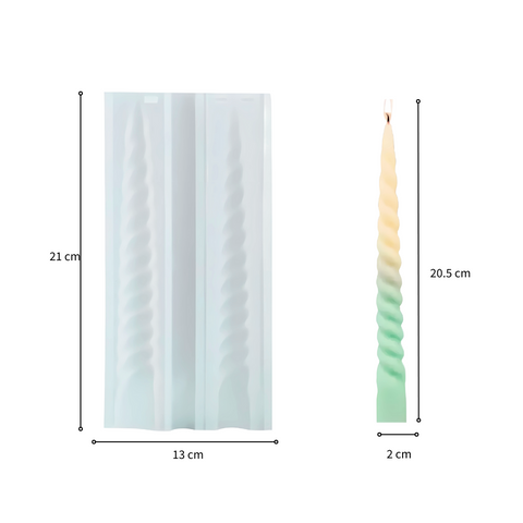 Molde De Silicón Vela clásica