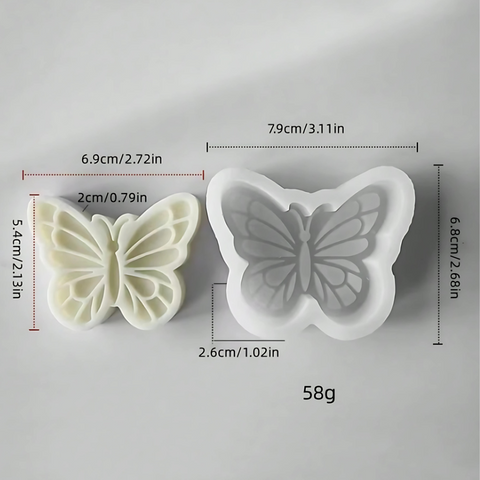 Molde Mariposa con Detalles 2D