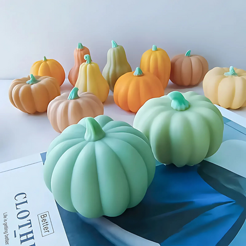 Molde Calabaza 7 cm con Tallo 3D