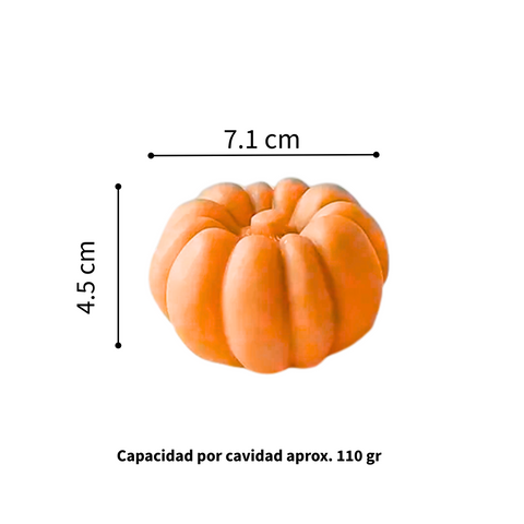 Molde Calabaza Clásica 7 cm en 3D