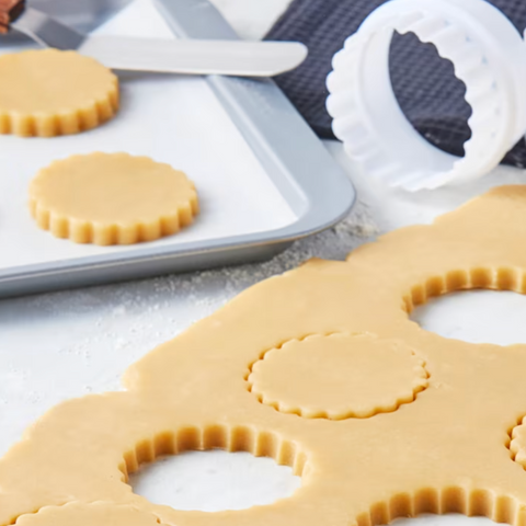 Set Moldes Cortadores de Galletas 6 Flores Dobles