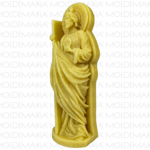 Molde de San Judas Tadeo 3D Molde de Silicón para Vela