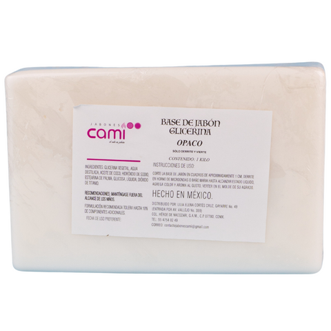 Base para Jabón Glicerina Blanca + Espuma