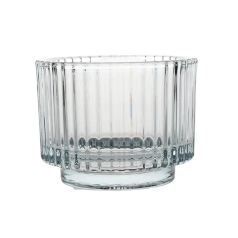 Frasco Rayas transparente 9.2x7 cm 230 ml