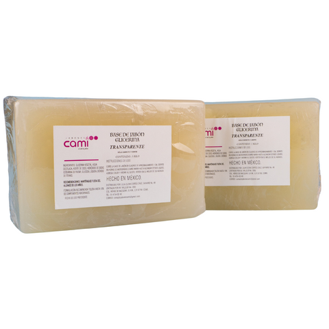 Base para Jabón Glicerina Transparente + Espuma