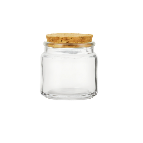 Frasco de cristal con tapa de corcho 100 ml.