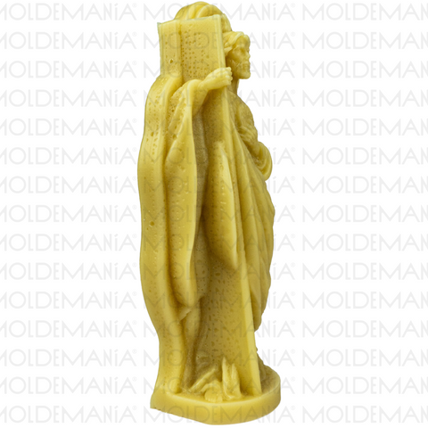 Molde de San Judas Tadeo 3D Molde de Silicón para Vela