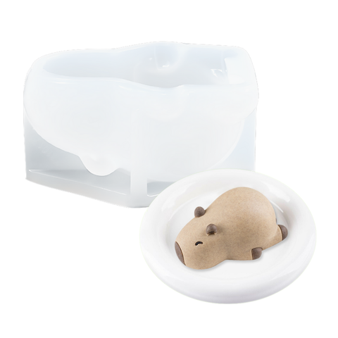 Molde Capibara Dormida Carpincho Lindo 3D