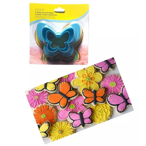 cortadores con forma de mariposas