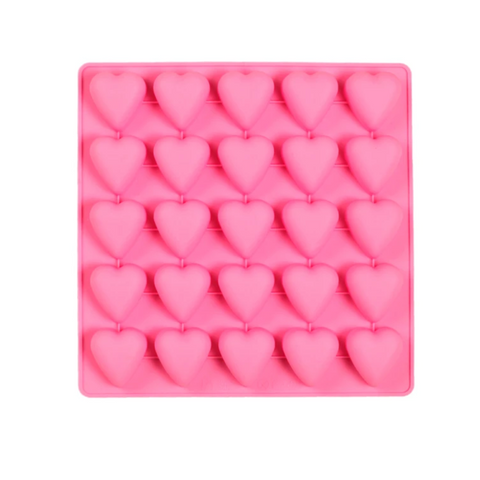 molde para hacer chocolates de corazon