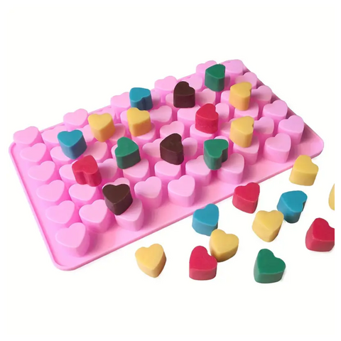 molde de corazones para chocolates