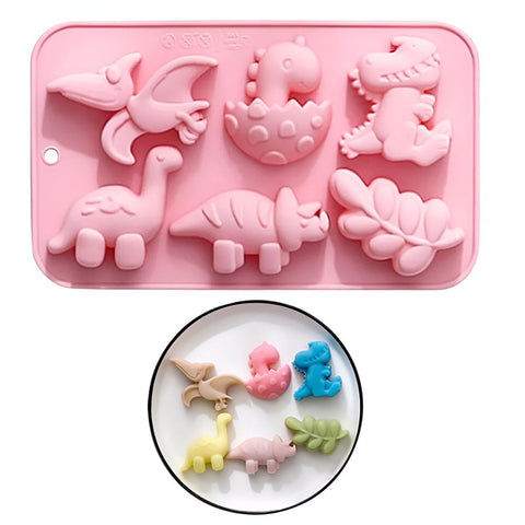 molde dinos para reposteria