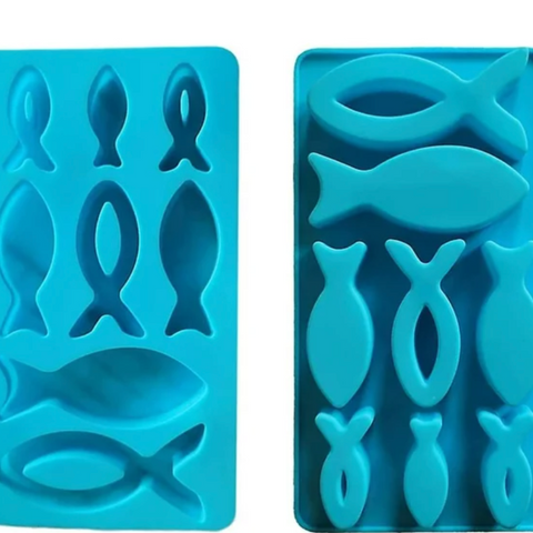 Molde de pez Ichthus Religioso de silicon