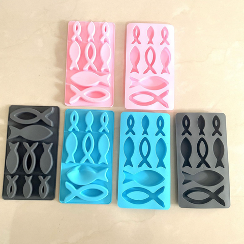 Molde de pez Ichthus Religioso de silicon