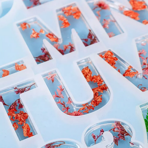 Molde para Resina Letras Grandes