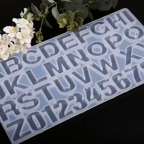 Molde para Resina Letras Grandes