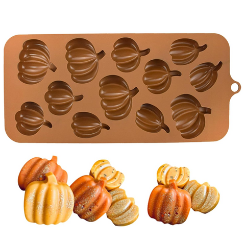 Molde 12 Calabazas Pumpkins Halloween