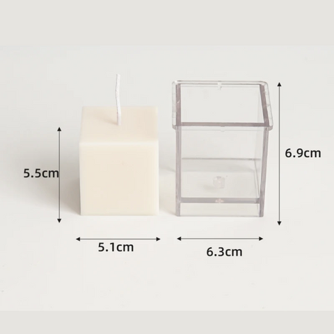 Moldes para Vela Acrílico Modernos Cuadrados