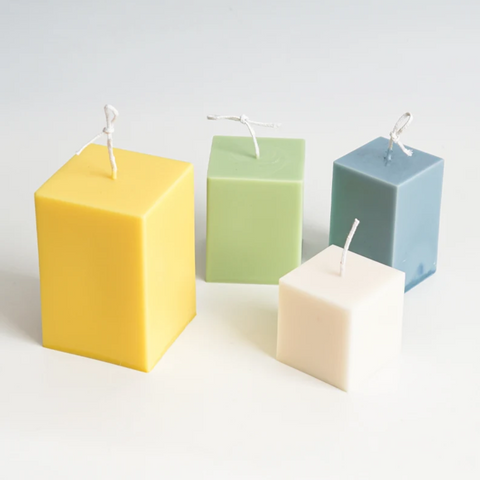 Moldes para Vela Acrílico Modernos Cuadrados