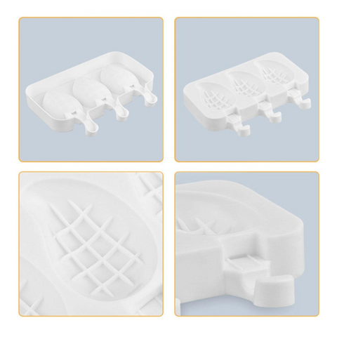 Moldes para Paletas de Frutas Mango y Piña