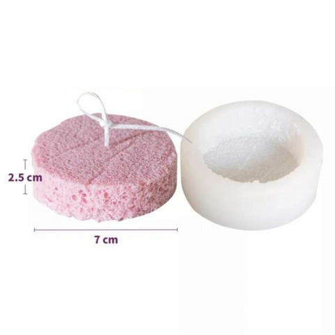 Molde Pan de Pastel 3D para Vela Molde de Silicón