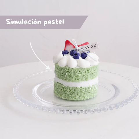 Molde Pan de Pastel 3D para Vela Molde de Silicón