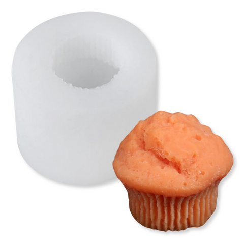 Molde de Silicón Muffín Panqué 3D
