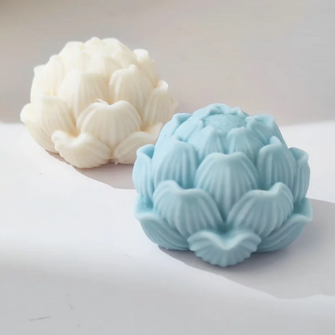 Molde de Silicón Esfera Flor de Loto 3D Chica