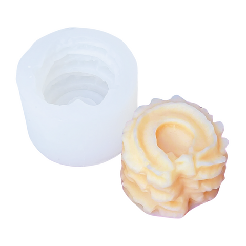 Molde de Galleta Pastiseta 3D para Fondant, Molde de Silicón para Vela