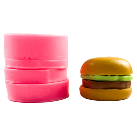 molde de silicon para hamburguesa. moldemania