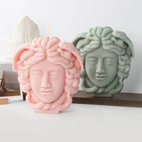 Molde de Silicón Medusa 2D Chico Decorativo
