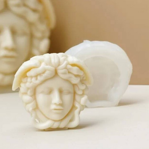 Molde de Silicón Medusa 2D Chico Decorativo
